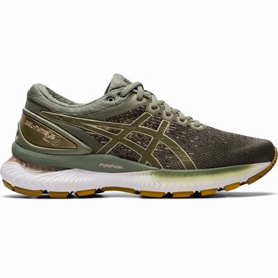 Női Asics Gel-Nimbus 22 Knit Futócipő AS3897046 Zöld